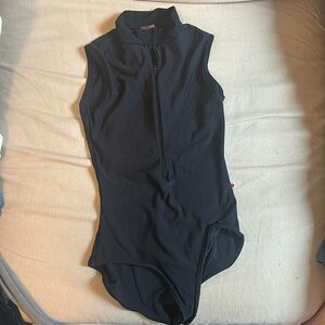 Black Yumiko Leotard